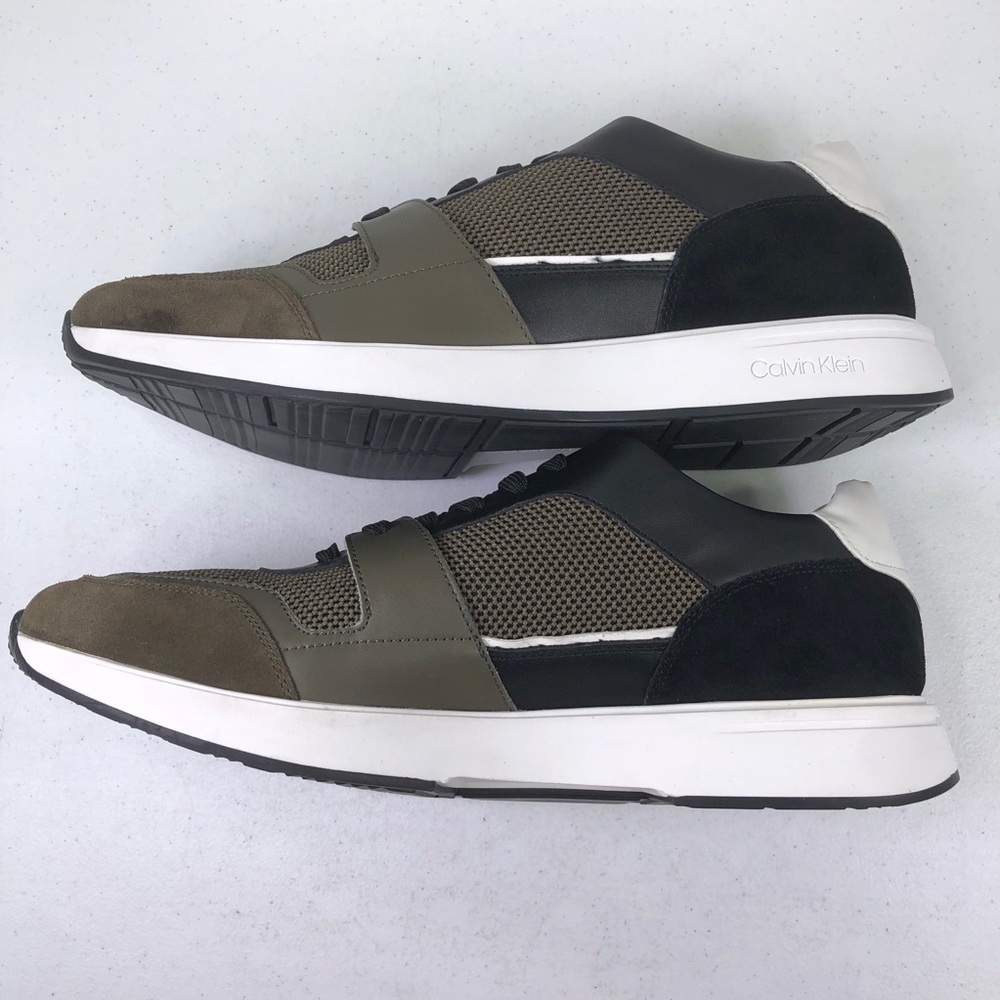 CALVIN Klein Dudley Silky Suede Smooth Calf Shoes - Picture 6 of 10